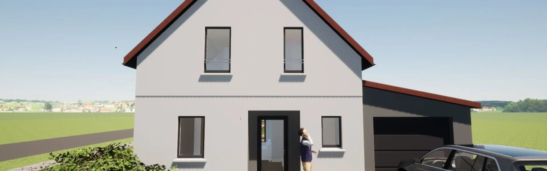 Projet de construction d'une maison de 103m² avec terrain à WOERTH (67)