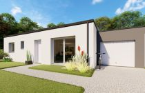 image PLAIN PIED 82.42 m² avec terrain à CLEGUER (56)