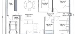 image Projet de construction d'une maison 83.92 m² avec terrain à FERE-EN-TARDENOIS (02)