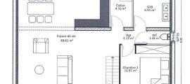 image Projet de construction d'une maison 146.04 m² avec terrain à COYOLLES (02)