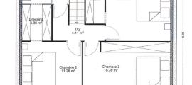 image Projet de construction d'une maison 121.23 m² avec terrain à TROSLY-BREUIL (60)