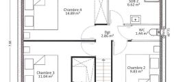 image Projet de construction d'une maison 104.34 m² avec terrain à CHAUDUN (02)