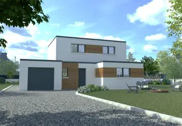 Image du modèle de maison DEM-430-GA-BOIS