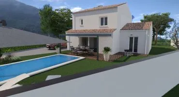 Projet de construction d'une maison 89 m² avec terrain à CALVISSON (30)