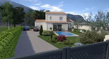 Projet de construction d'une maison 89 m² avec terrain à CALVISSON (30)