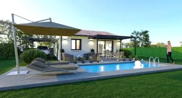 Projet de construction d'une maison 82 m² avec terrain à BEAUVOISIN (30)