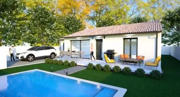 Projet de construction d'une maison 75 m² avec terrain à SAINT-CHAPTES (30)