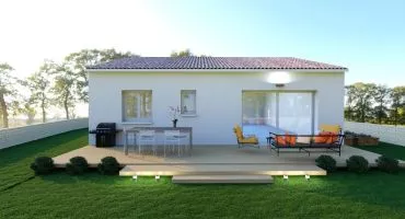 Projet de construction d'une villa de 62 m² avec terrain à BLAUZAC (30)