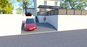 Villa T5 avec beau terrain à RESTINCLIERES