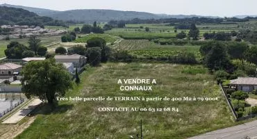Terrain à bâtir de 402 m² à CONNAUX (30)