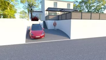 Villa T5 avec beau terrain à RESTINCLIERES