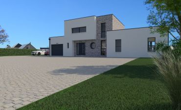 image Magnifique maison contemporaine à toits plats avec terrain à SAINT-PRYVE-SAINT-MESMIN (45)