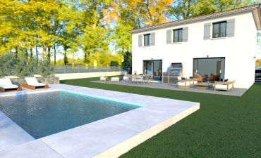 image Projet de construction d'une Villa à VENTABREN sur un terrain de 1429 m²