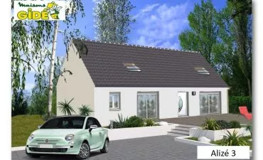 image Projet de construction d'une maison 103.58 m² avec terrain à BERNY-RIVIERE (02)