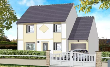 image Projet de construction d'une maison 97.68 m² avec terrain à FERE-EN-TARDENOIS (02)