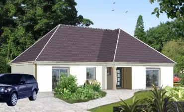 image Projet de construction d'une maison 93.73 m² avec terrain à FRESNOY-LA-RIVIERE (60)