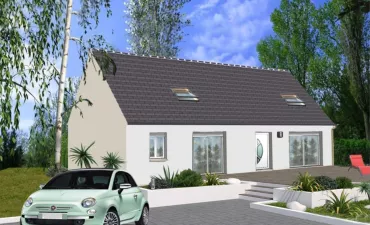 image Projet de construction d'une maison 112.56 m² avec terrain à BERNY-RIVIERE (02)