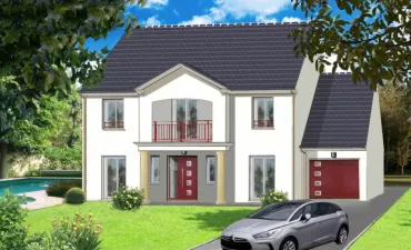 image Projet de construction d'une maison 121.23 m² avec terrain à BIENVILLE (60)