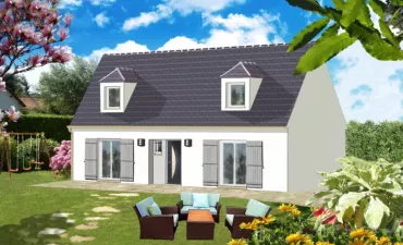 image Projet de construction d'une maison 89.37 m² avec terrain à CHAUDUN (02)