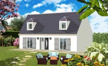 Projet de construction d'une maison 89.37 m² avec terrain à GONDREVILLE (60)