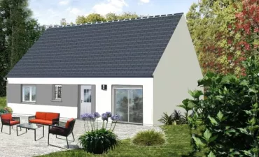 image Projet de construction d'une maison 76.47 m² avec terrain à FRESNOY-LA-RIVIERE (60)