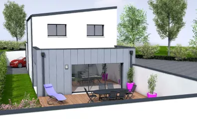 Image Maison 122.9 m² avec terrain à LE MESNIL-EN-VALLEE (49)