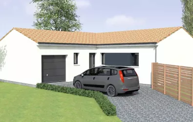 Image Maison 106.35 m² avec terrain à SAINT-SAUVEUR-DE-LANDEMONT (49)