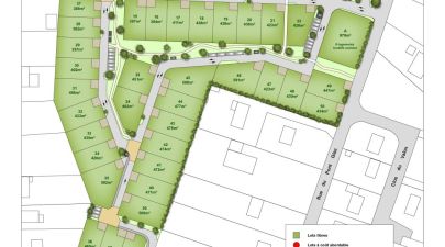 Photo du terrain n°360 de 451 m² à MERLEVENEZ