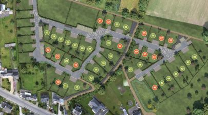 Photo du terrain n°26 de 249 m² à RIANTEC