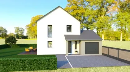 Projet de construction d'une maison 94 m² avec terrain à BAIN-DE-BRETAGNE (35)