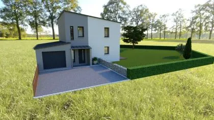 Projet de construction d'une maison 121 m² avec terrain à DOMAGNE (35)