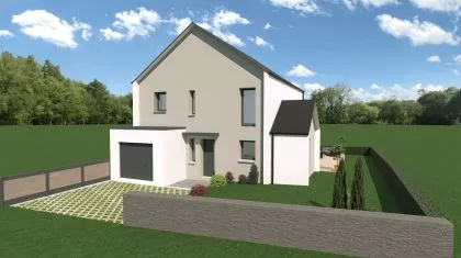 Projet de construction d'une maison 138 m² avec terrain à SAINT-BRANDAN (22)