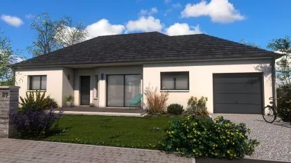 Projet de construction d'une maison 119.03 m² avec terrain à SAINT-DOMINEUC (35)