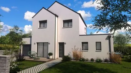 Projet de construction d'une maison 111.63 m² avec terrain à BAIN-DE-BRETAGNE (35)