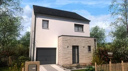 Projet de construction d'une maison 95.85 m² avec terrain à BAIN-DE-BRETAGNE (35)