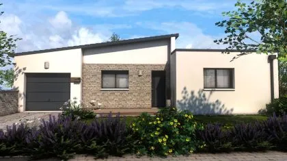 Projet de construction d'une maison 80.32 m² avec terrain à MONTAUBAN-DE-BRETAGNE (35)