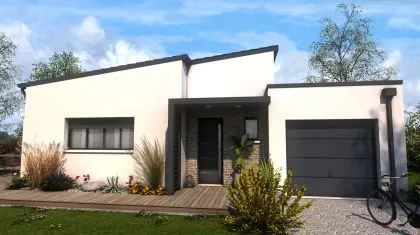 Projet de construction d'une maison 99.75 m² avec terrain à SAINT-SYMPHORIEN (35)