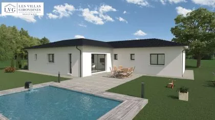 photo Projet de construction d'une maison 128.47 m² avec terrain à SAINT-DENIS-DE-PILE (33) à Saint-Denis-de-Pile