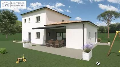 photo Projet de construction d'une maison 156.93 m² avec terrain à SAINT-GENES-DE-LOMBAUD (33) à Saint-Genès-de-Lombaud