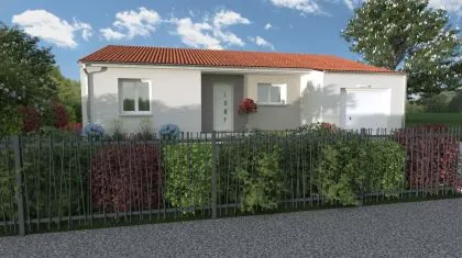 Projet de construction d'une maison 86.34 m² avec terrain à NIORT (79)