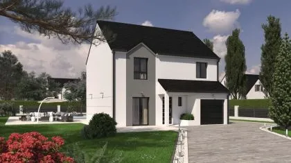 Projet de construction d'une maison 83.16 m² avec terrain à LOUVIERS (27)