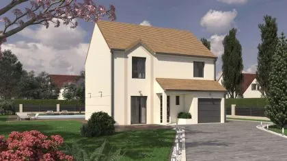 Projet de construction d'une maison 83.16 m² avec terrain à LOUVIERS (27)