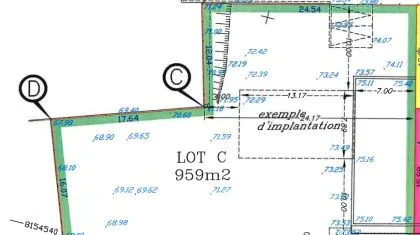 Terrain à bâtir de 959 m² à CORBEIL-ESSONNES (91)