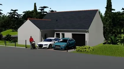 Projet de construction d'une maison 107.89 m² avec terrain à TALENSAC (35)