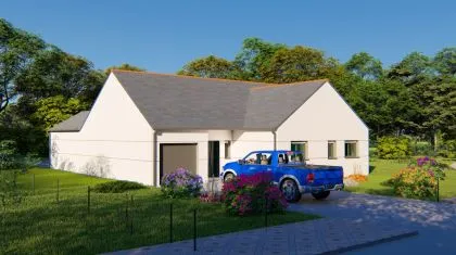 Projet de construction d'une maison 126.21 m² avec terrain à TALENSAC (35)