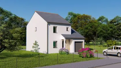 Projet de construction d'une maison 86.78 m² avec terrain à TALENSAC (35)