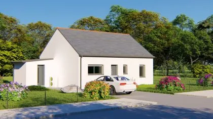 Projet de construction d'une maison 65.91 m² avec terrain à TALENSAC (35)