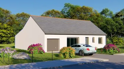 Projet de construction d'une maison 82.62 m² avec terrain à CHATEAUBOURG (35)