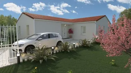 Projet de construction d'une maison 100.65 m² avec terrain à BENET (85)