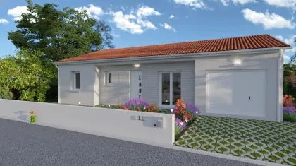 Projet de construction d'une maison 86.95 m² avec terrain à SAINTE-NEOMAYE (79)